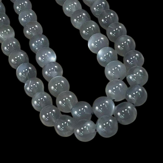 Gray Moonstone, AA Grade, Round 10mm