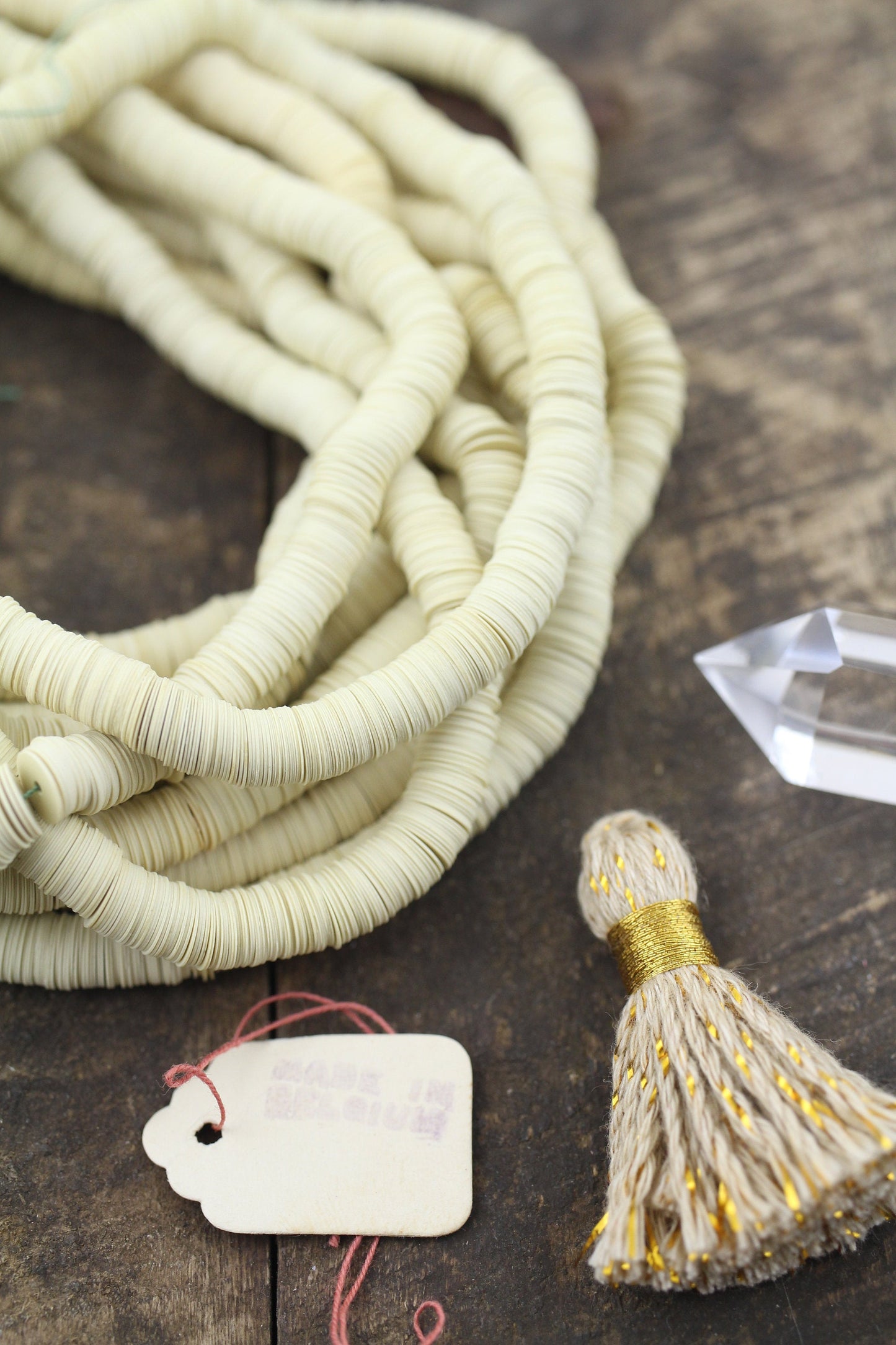 6mm Vintage Flat Sequins: Banana Cream Yellow, Vintage DIY Sewing Craft Adornment