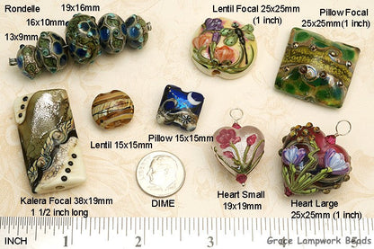 10304301 - Seven Animal Prints Rondelle Beads