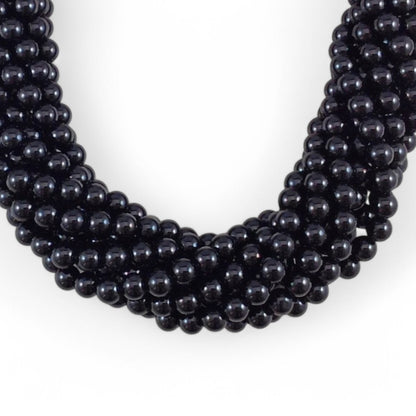 Black Onyx aka Black Agate Round