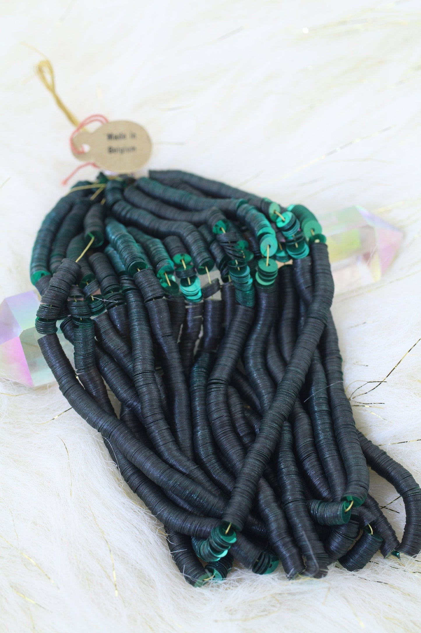 5mm Vintage Sequins: Shiny Green Jewelry Making Supplies