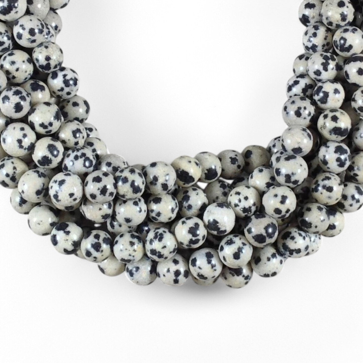 Dalmatian Jasper Round 6mm 8mm
