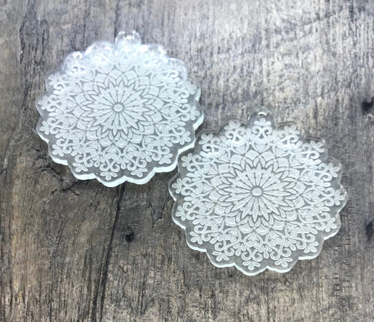 Engraved Jewelry Making Supplies - Earring Acrylic Pair - Blanks - CB&CO
