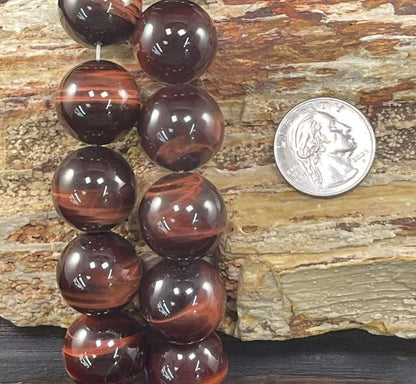 Red Tiger Eye AA Grade Round 20mm