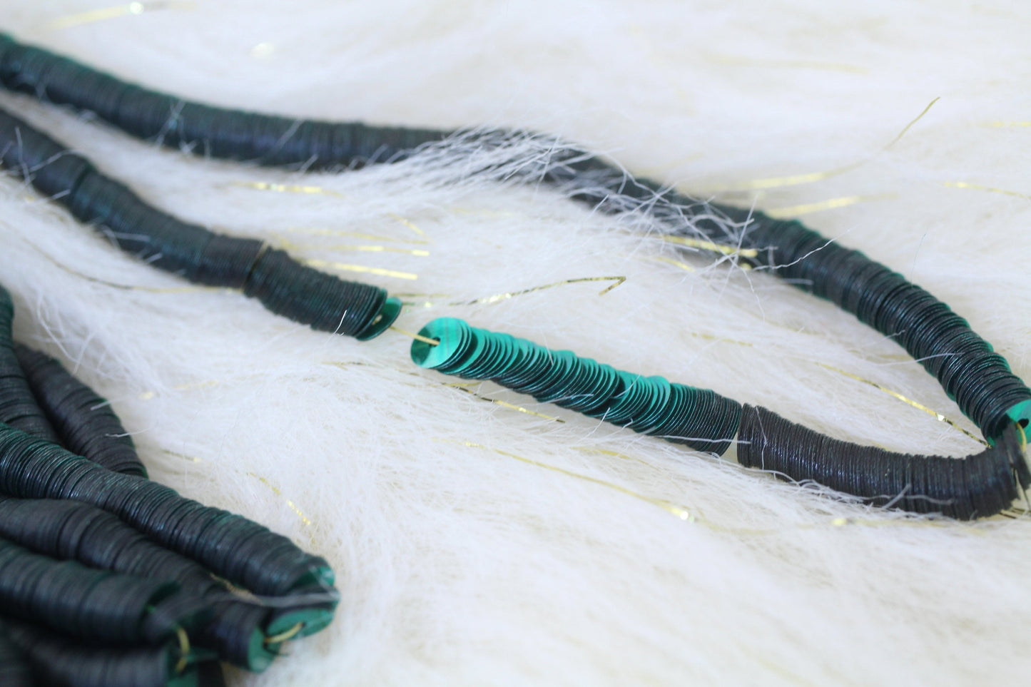 5mm Vintage Sequins: Shiny Green Jewelry Making Supplies