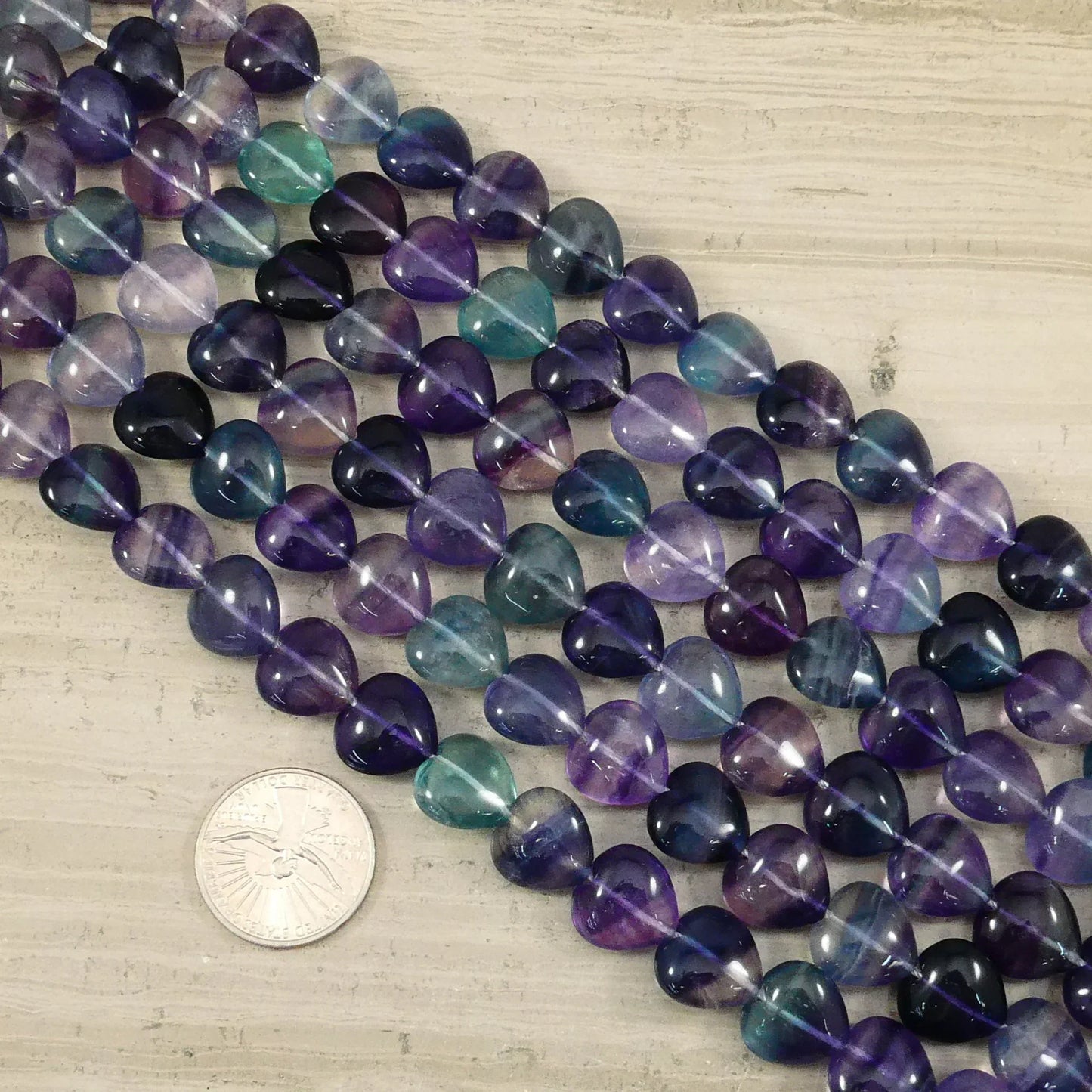 Rainbow Fluorite Shapes