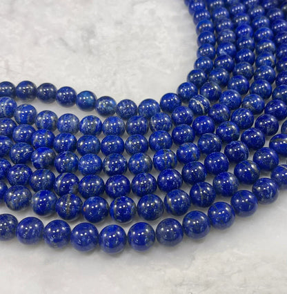 Lapis AA Grade Round 3mm 12mm