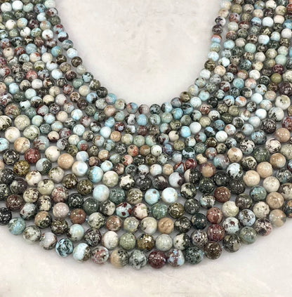 Larimar Round 6mm 8mm