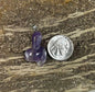 Knight Axe, Gemstone Pendants, 20x32mm (1pc), Amethyst, Opalite, Rose Quartz, Green Aventurine, Yellow Tiger Eye