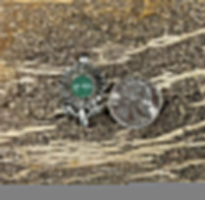 Sunflower Shape, Gemstone Pendant, 21x29mm (1pc)Onyx, Green Aventurine, Amethyst, Opalite, Yellow Tiger Eye, Crystal Quartz