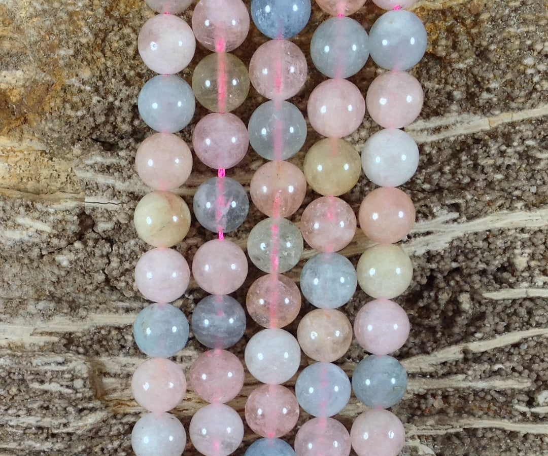 Mix Beryl (Aquamarine & Morganite)Mix Beryl (Aquamarine & Morganite)