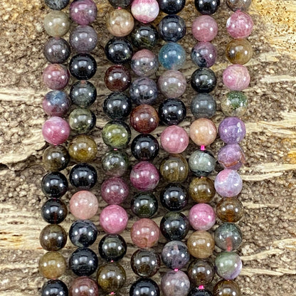 Multi Tourmaline, Watermelon Tourmaline Round