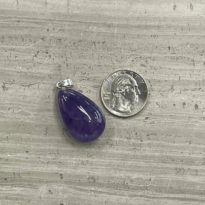 Amethyst 18x30mm Teardrop Pendant