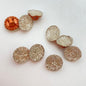 Button 10mm Crystal foil back - BUTTON-0300-C