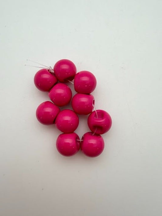 Bauble 12mm Hot Pink