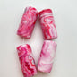 Barrel 30x15mm Pink Swirl - FY-0218-B