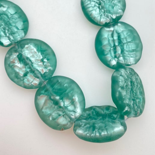 Baroque Flat 22mm Tourmaline - YAYIN