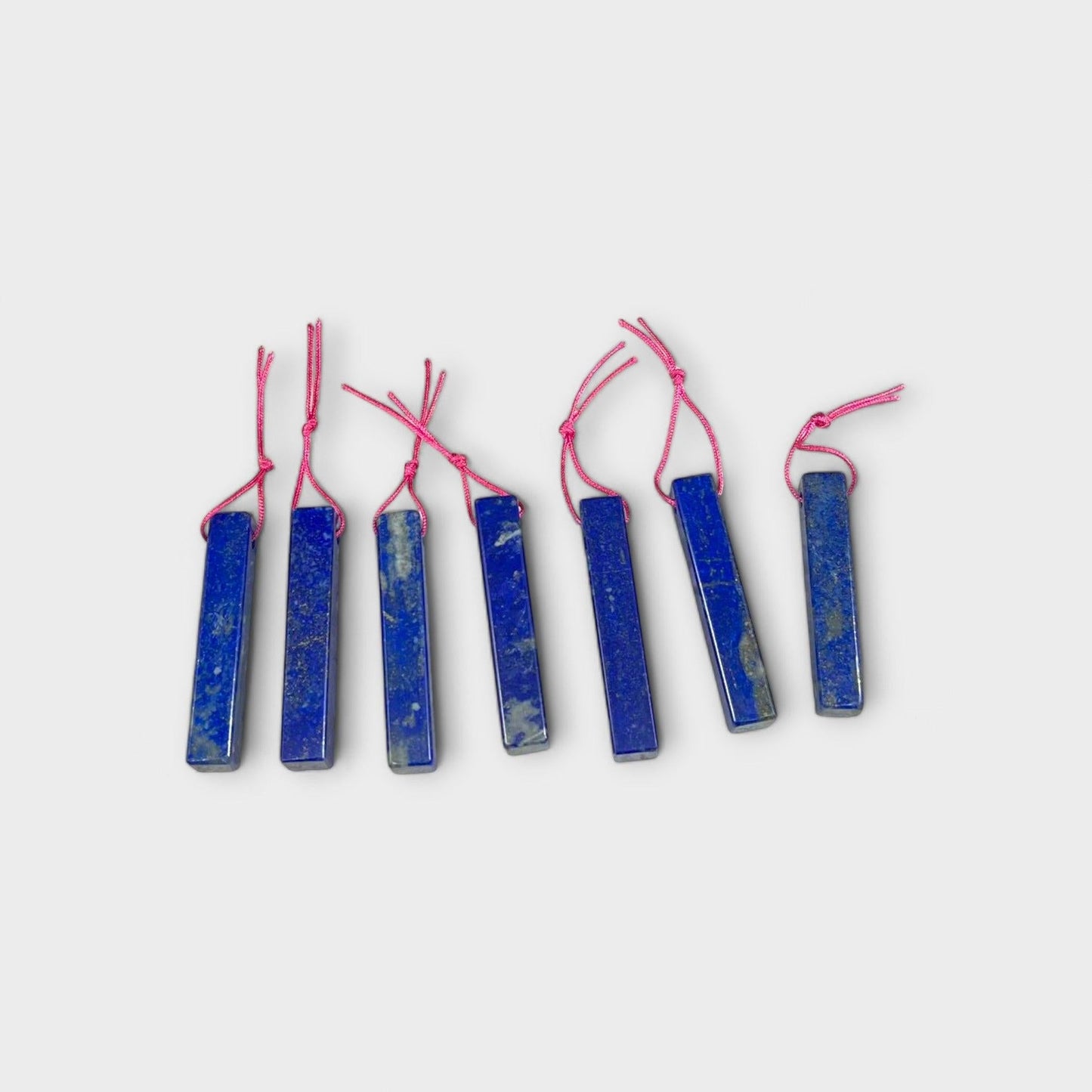 Lapis, Rectangle Tube, 8mmx45mm Pendant