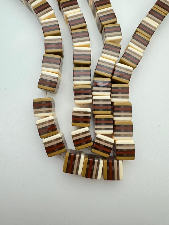 Layered Cube 16mm Mocha
