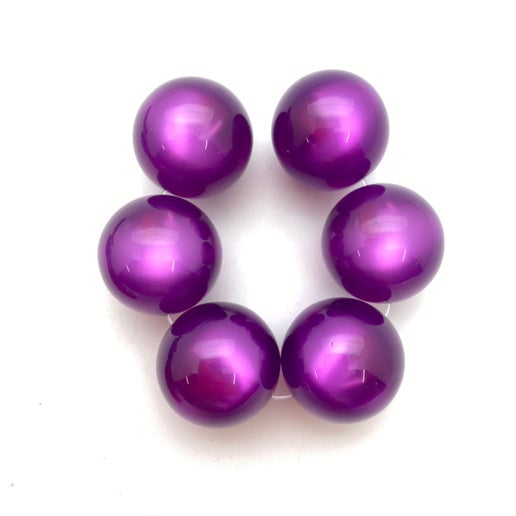 Moon glow round 20mm Violet