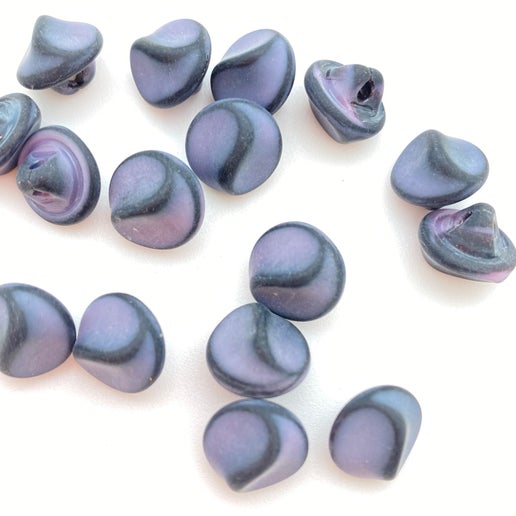 Button 9mm Purple Matte - BUTTON-0149-B