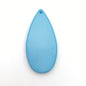 Laser cut tear drop 45mm - powder blue