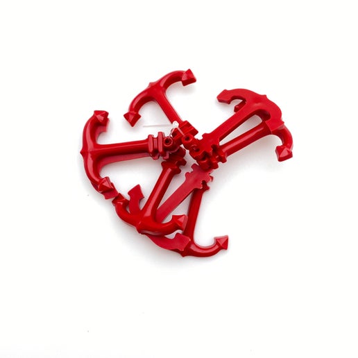 Anchor Drop 1" Red