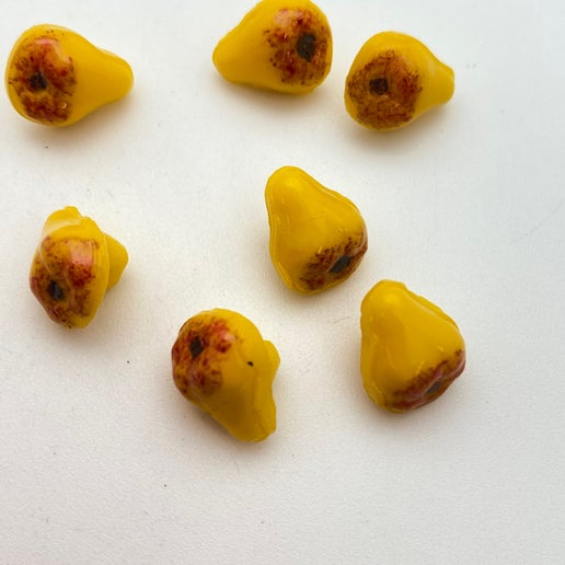 Button 14mm Pear - BUTTON-0314-E