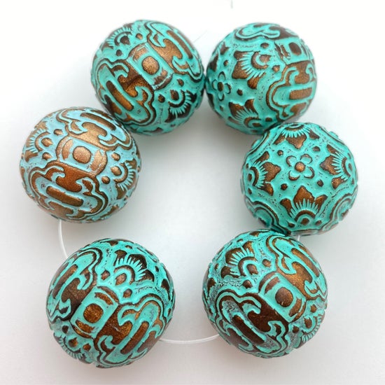 Inlay Round 20mm Patina