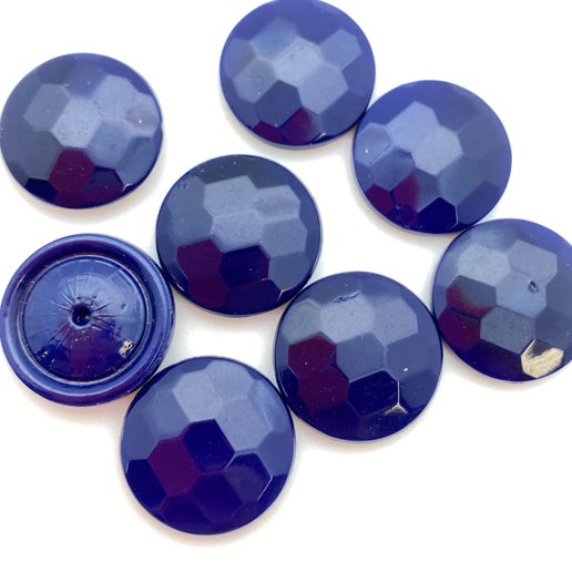 Cab Vintage Glass 18mm Navy - CAB-0033-D