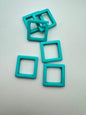 Frame Bead 30mm Turquoise