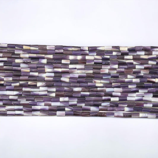 Wampum Quahog Shell Tubes, Grade A