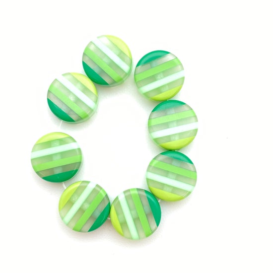 Layered Disk 12mm Multi Green - IT-FY-0011-D