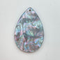 Laser cut Tear Drop 46mm Rainbow shell