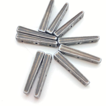 Bar 3 hole 30x5mm Metallic