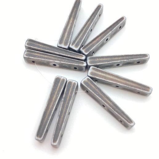 Bar 3 hole 30x5mm Metallic