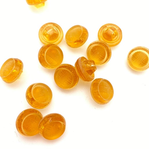 Button 10mm Amber - BUTTON-0089-E