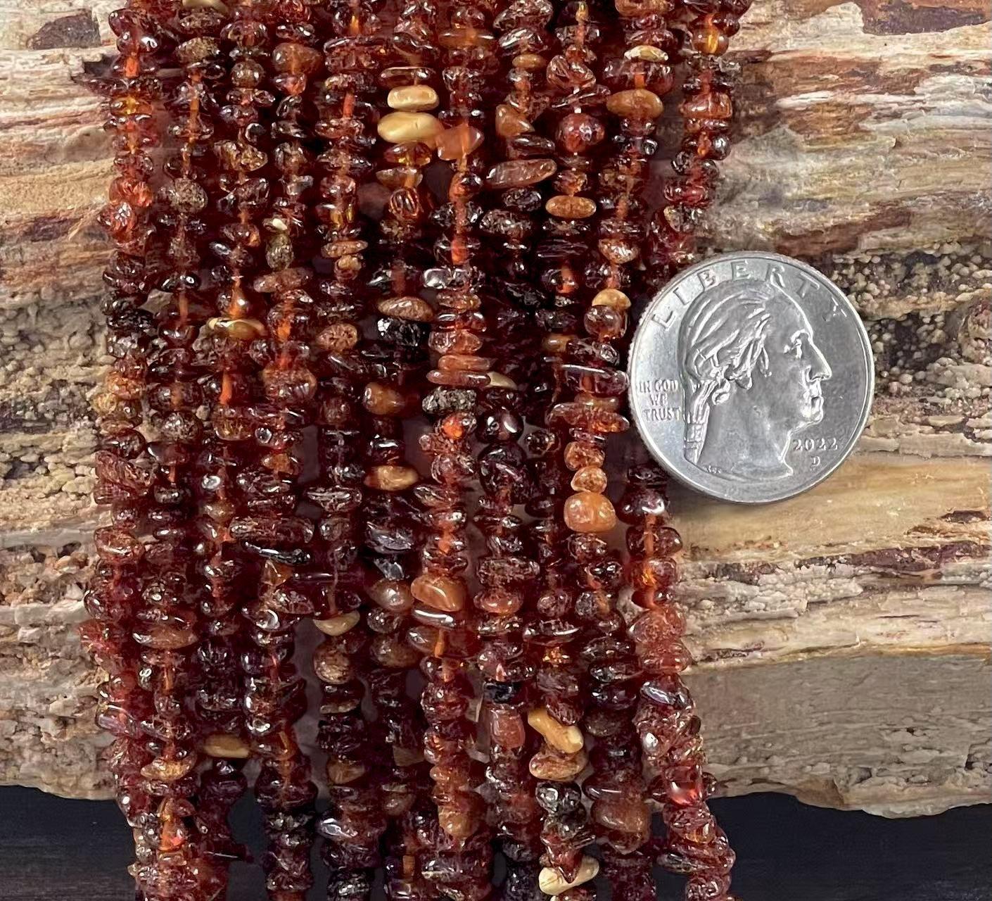 Amber (Mix Color) 3-5mm, 7-9mm Chips