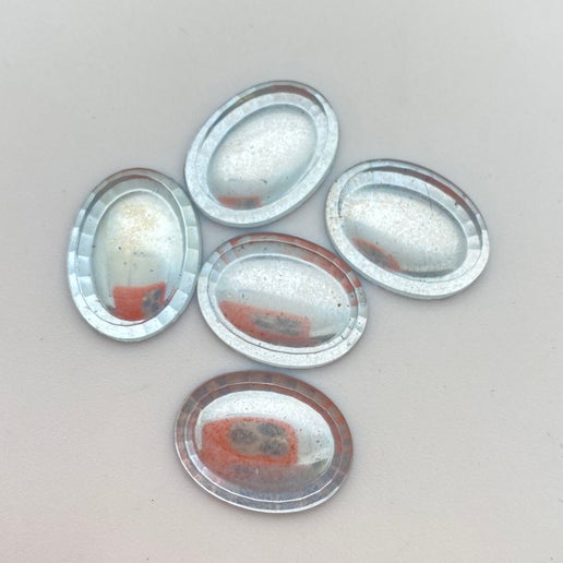 Cab Vintage Glass 20x15mm Lt Sapphire - CAB-0056-D