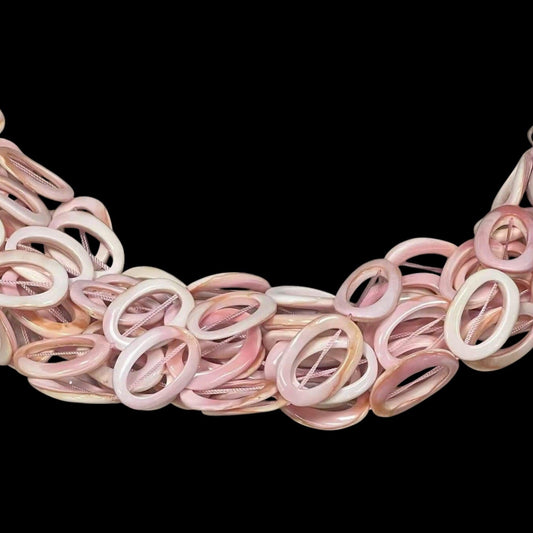 Queen Conch Shell, Oval Rings 20mmx30mm