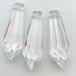 Chandelier Faceted 63x21mm Clear