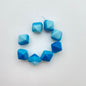 Layered Bi-cone 14mm Slate Blue - IT-FY-0019-D