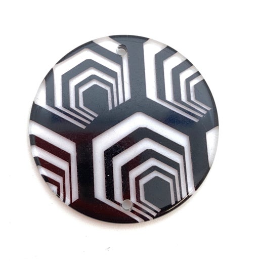 Deco Laser Drop 45mm Jet/clear