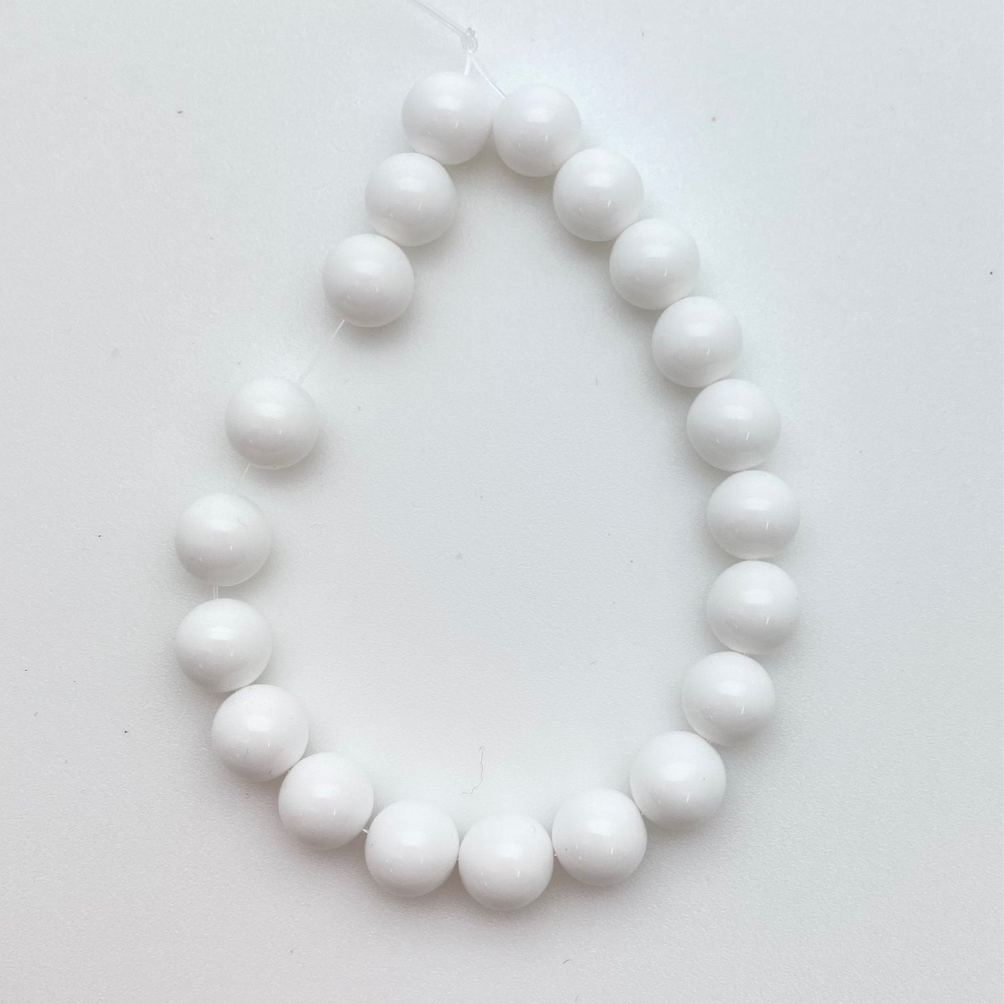 Round 8mm White
