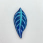 Layered and carved Leaf 46mm Blues