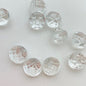 Button Faceted 12mm Clear - BUTTON-0063-C