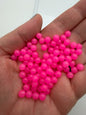 Round 6mm Pink Opaline Neon