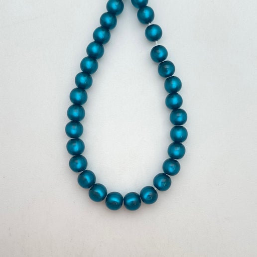 Moon glow Round 6mm Peacock