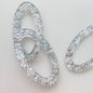 Chain Link Glitter Silver