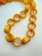 Ring Bead 22mm Honey Matte